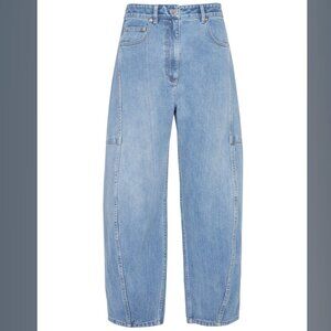 Tibi Classic Wash Denim Sid Jean